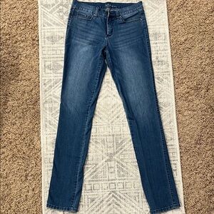 New York & Company Blue Skinny Jeans